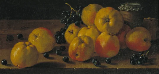 Still Life with Apples, Grapes and a Pot of Jam